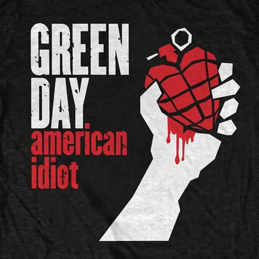 Green Day American Idiot Adult T-Shirt Close Up