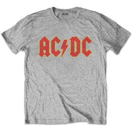 AC/DC – AC/DC Red Kids - T-Shirt Grey Logo